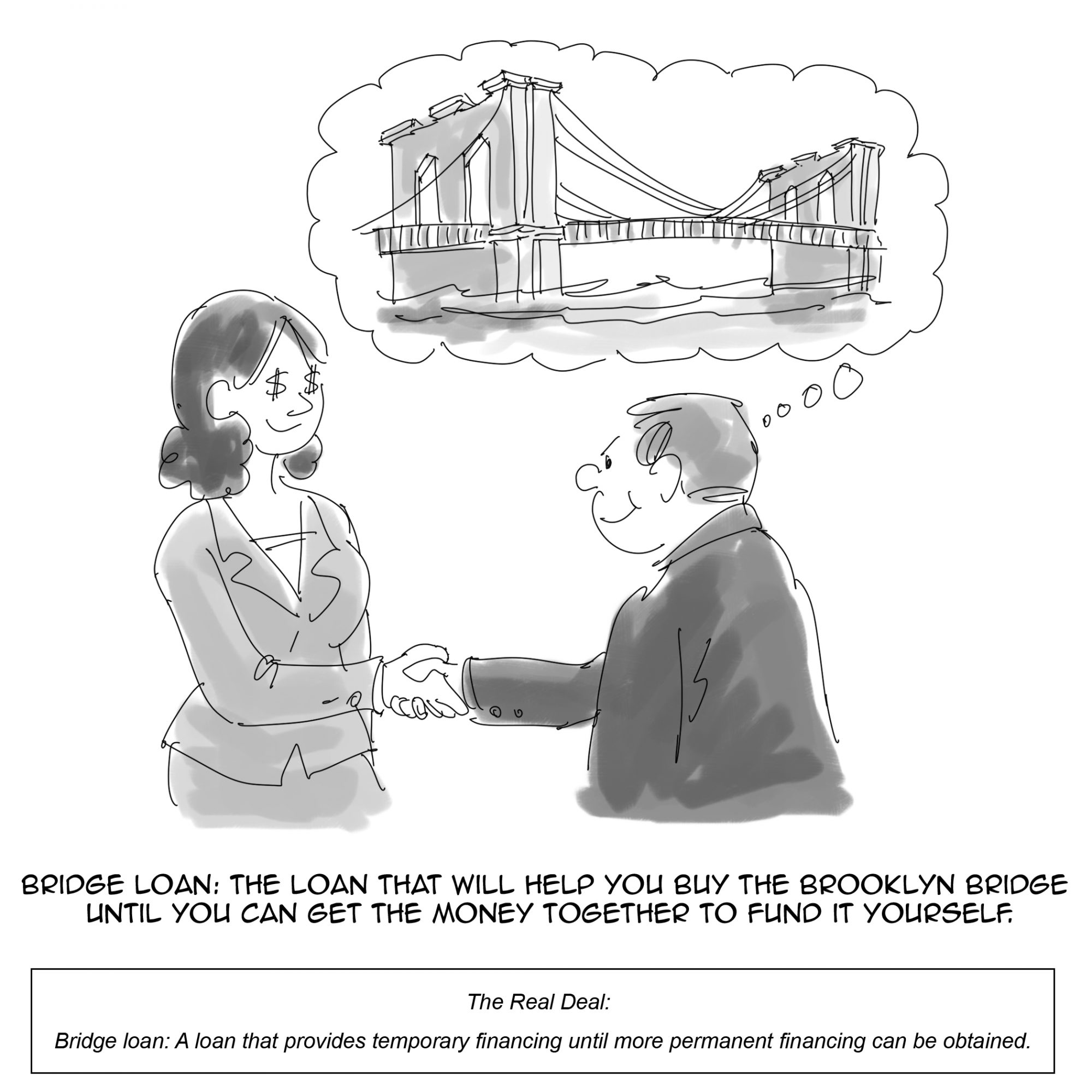 financial cartoons with positive messages